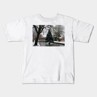 Bourton on the Water Christmas Tree Cotswolds Kids T-Shirt